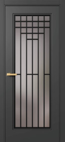 Master Mackintosh PO Грей сатинат (решетка Черный агат)