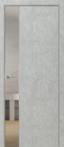 Titanium 10/2 PO Зеркало, алюминиевая кромка (800*2300, без врезки,Серый гранит)