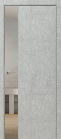 Titanium 10/2 PO Зеркало, алюминиевая кромка (800*2300, без врезки,Серый гранит)